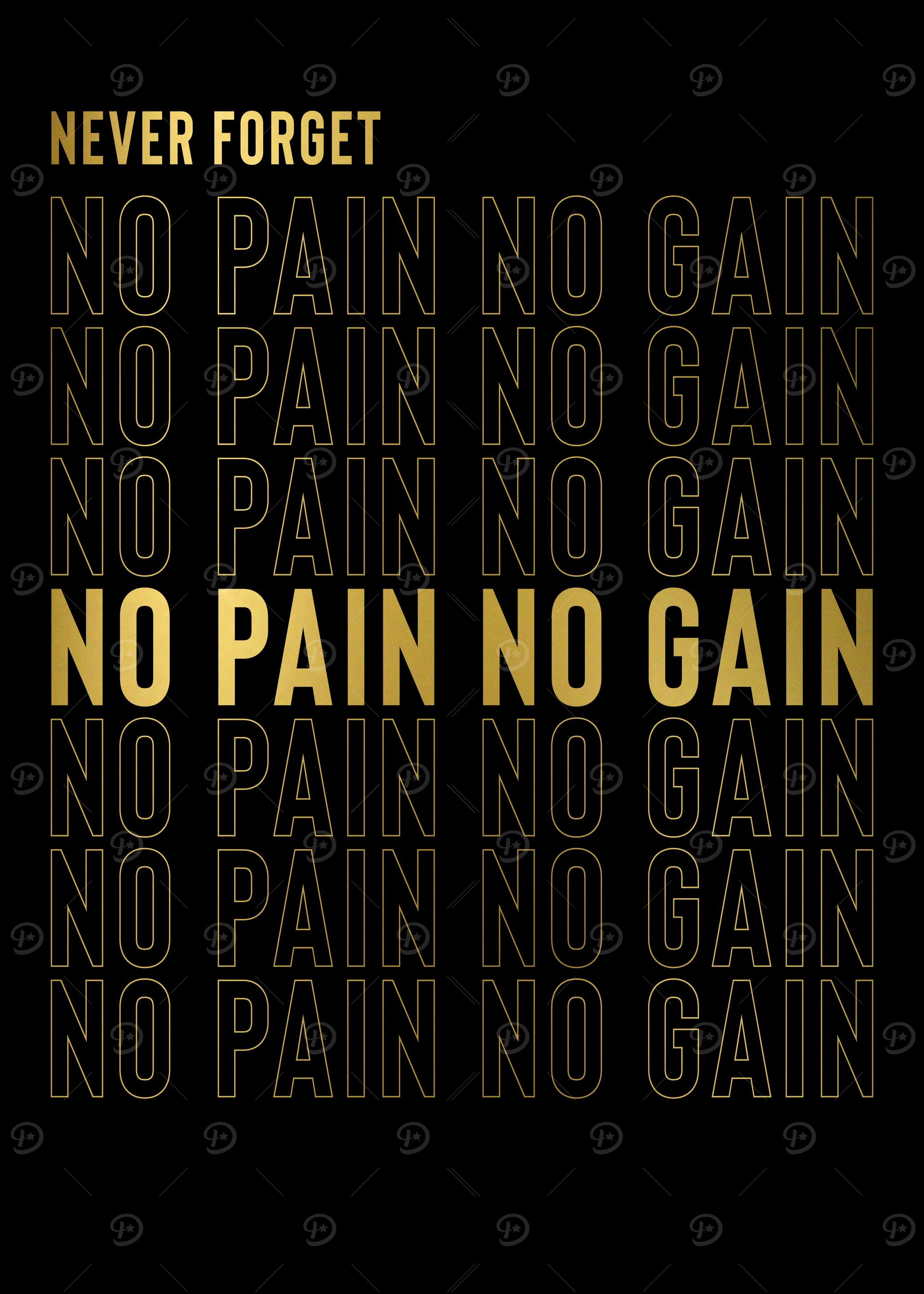 No Pain No Gain