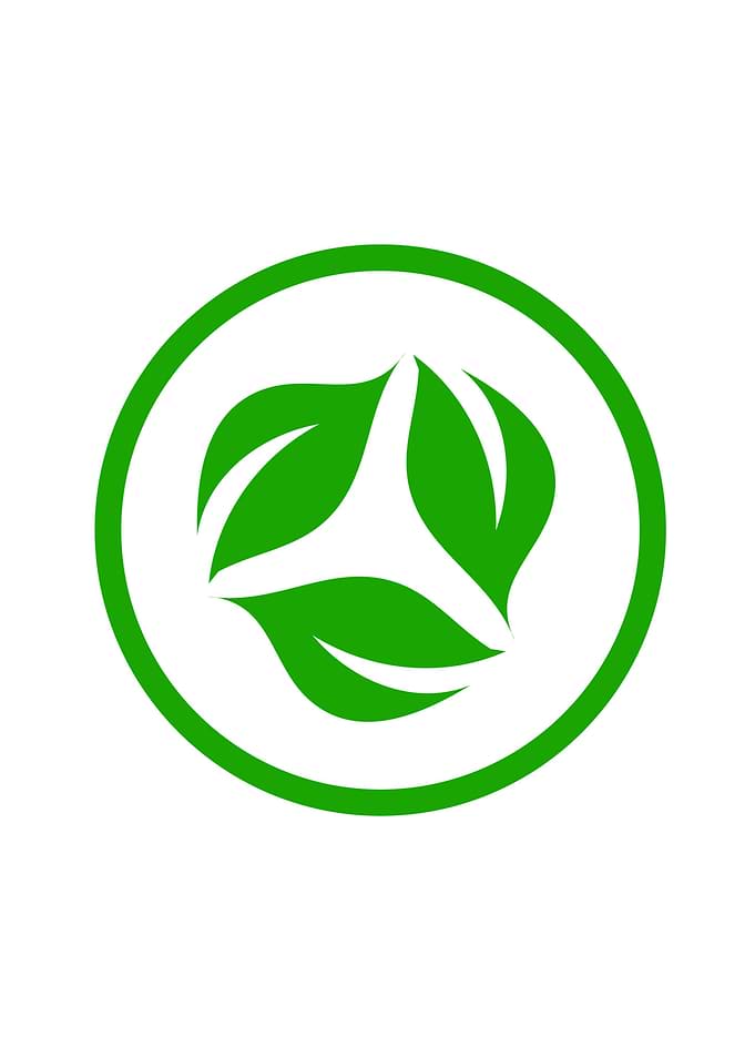 Organic leaf vegetarian