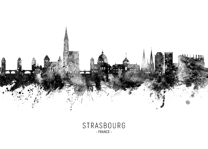 Strasbourg Skyline France