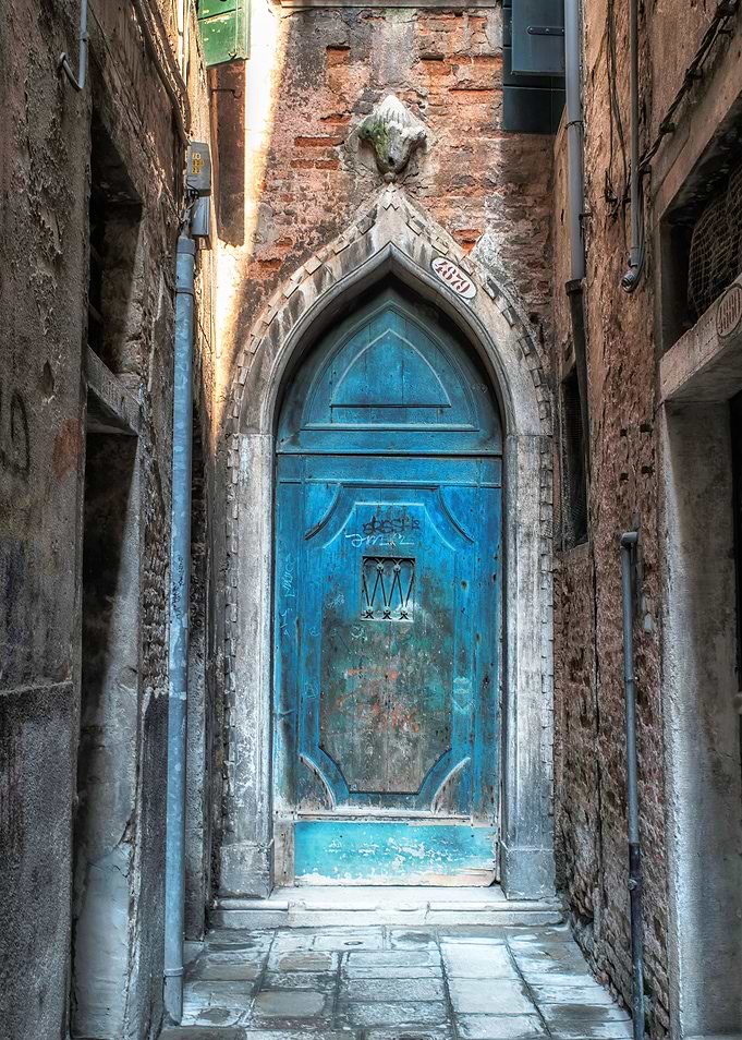 Blue Door in Venice