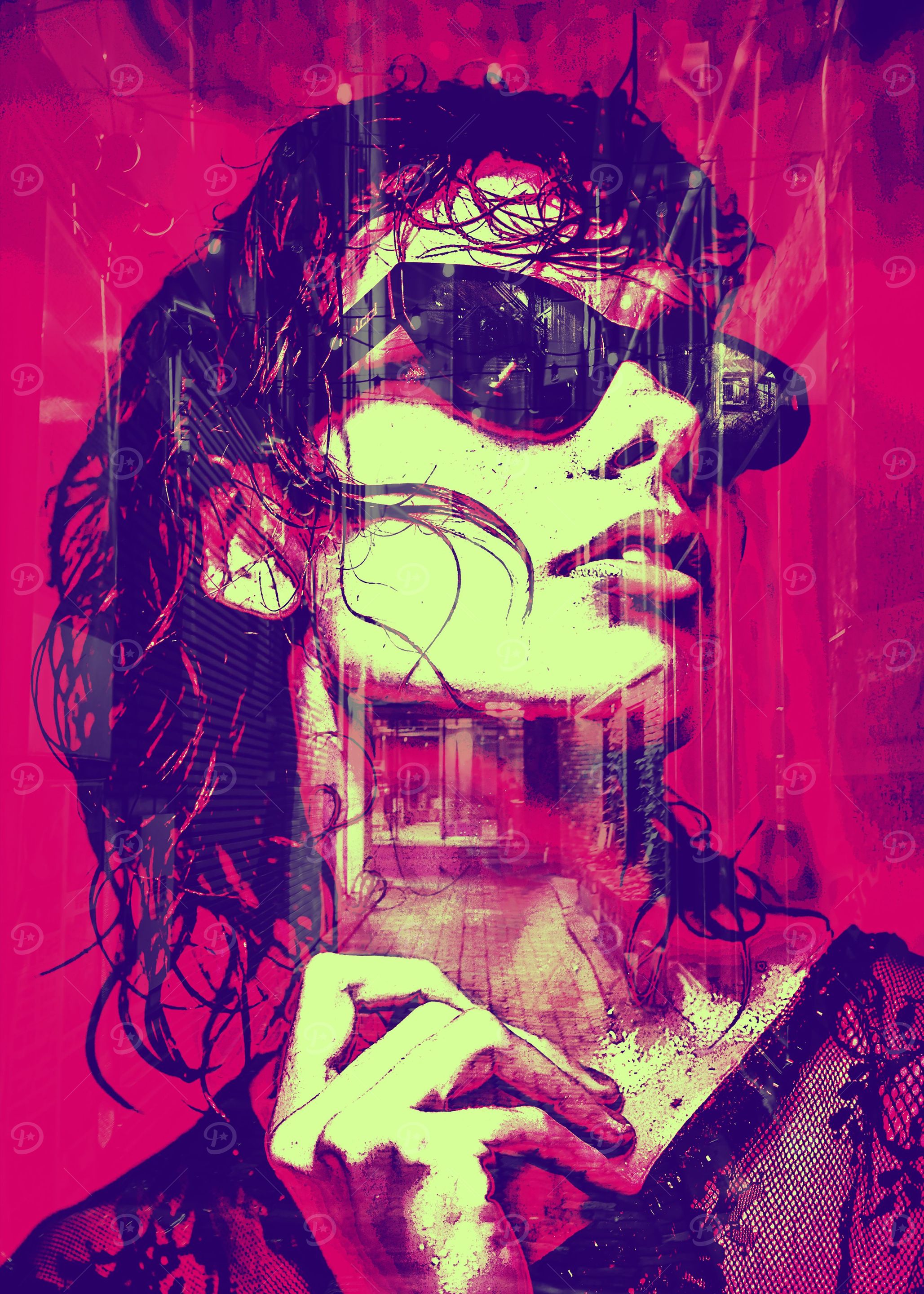 Woman Wearing Sunglasses