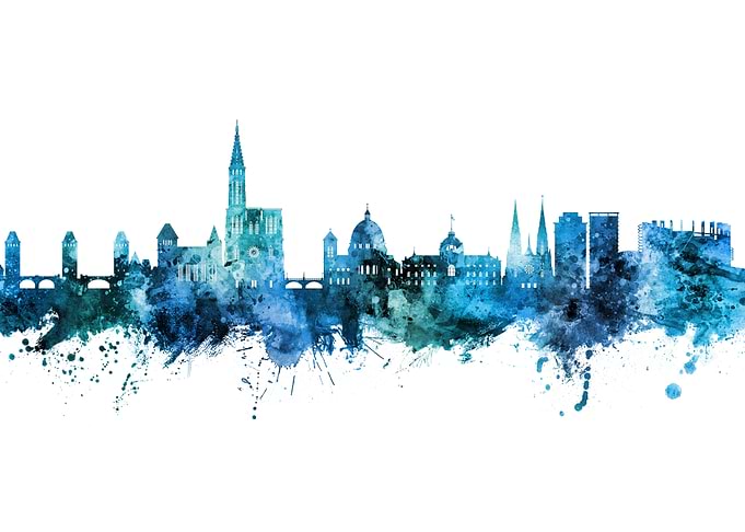 Strasbourg Skyline France