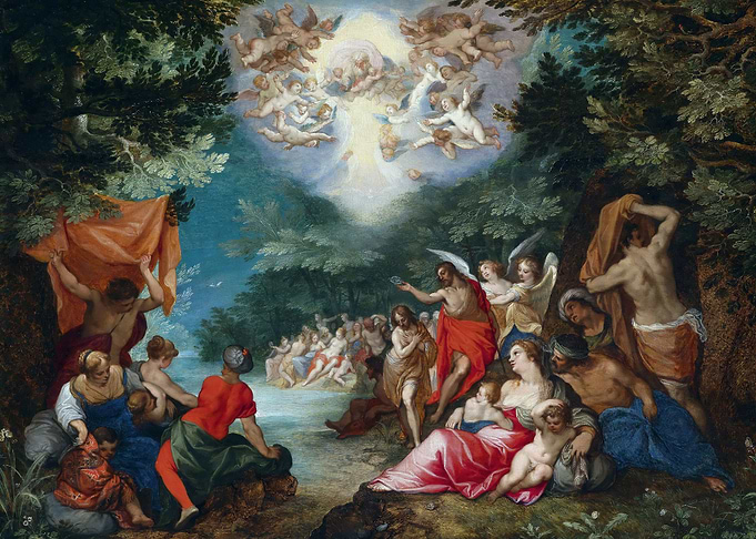 The baptism of Christ