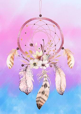 Dreamcatcher in Pink Color
