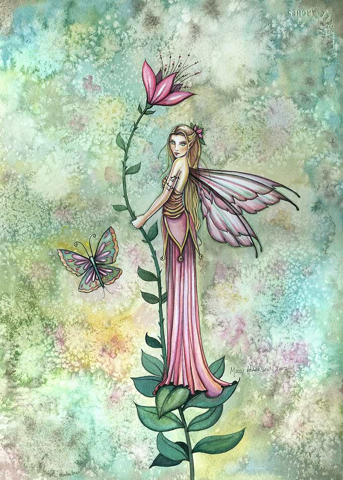 A Flower Fairy Rest Art
