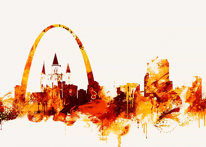 St Louis Missouri Skyline