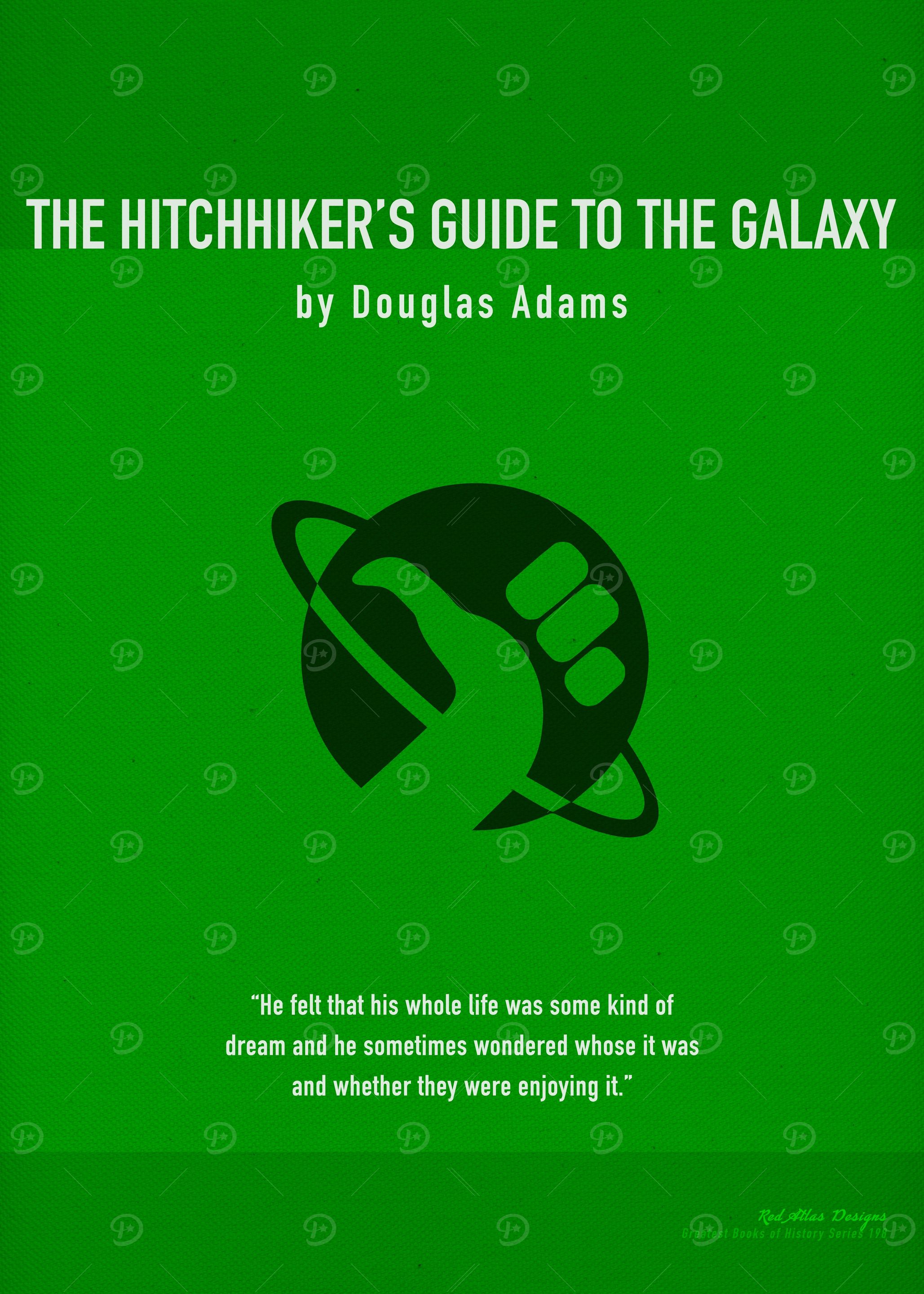 The Hitchhikers Guide Art