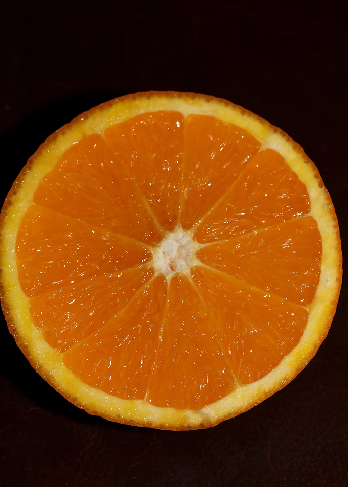 Orange fruit macro prints