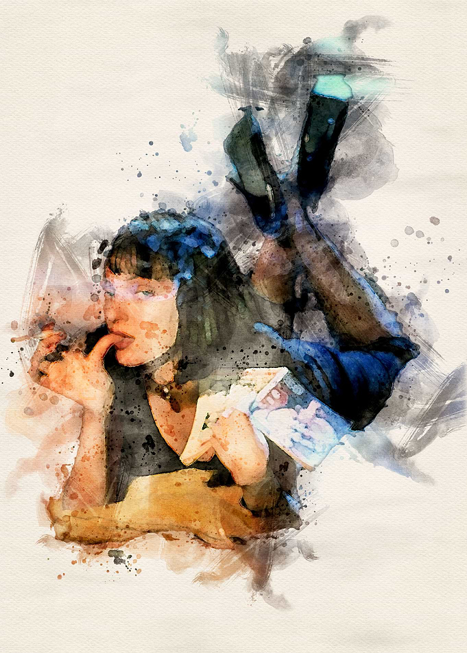 Mia Wallace Watercolour