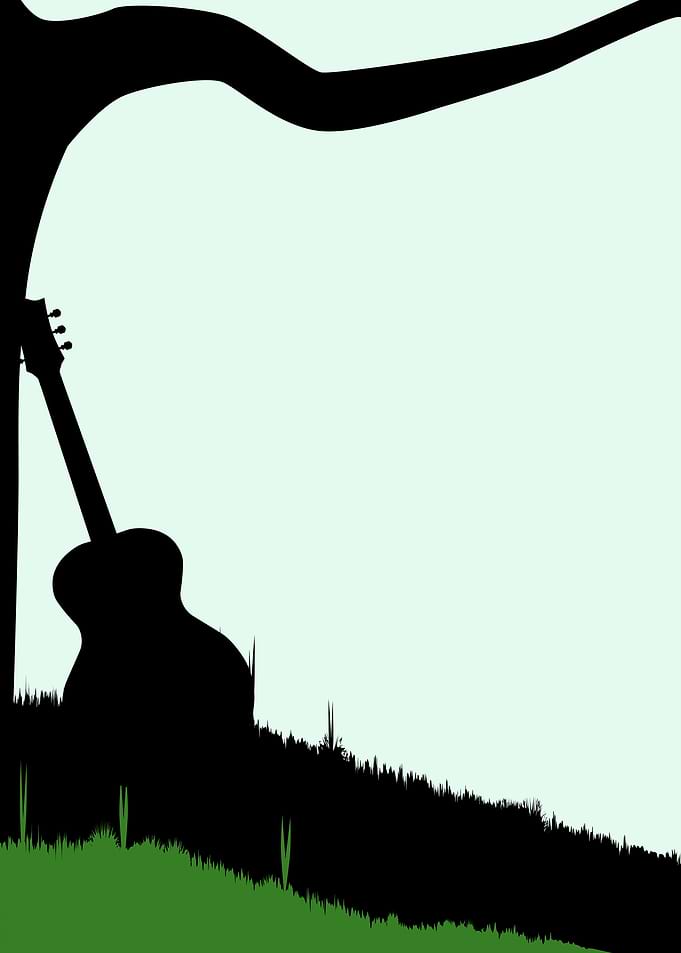 Guitar and Tree