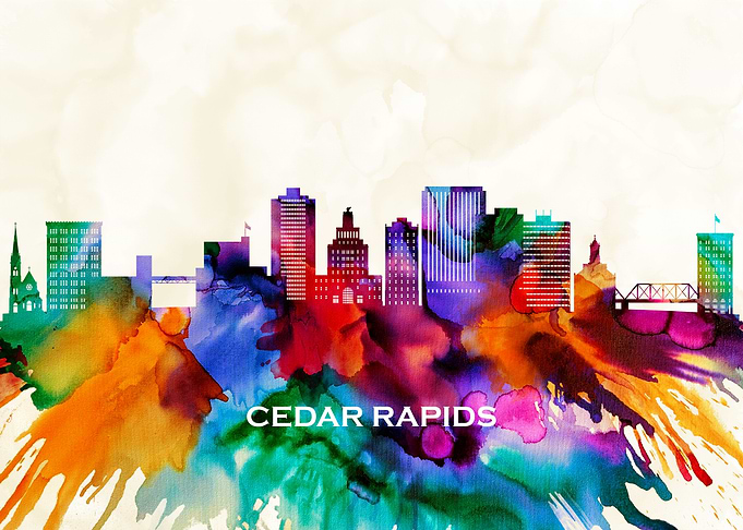 Cedar Rapids Skyline