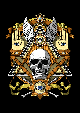 Illuminati Masonic Skull