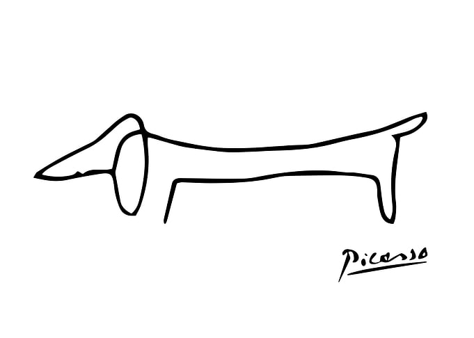 Pablo Picasso Dog Lump