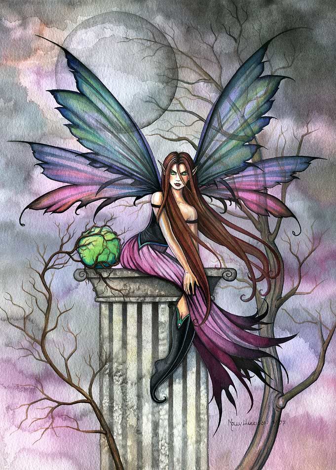 Magical Green Sphere Fairy