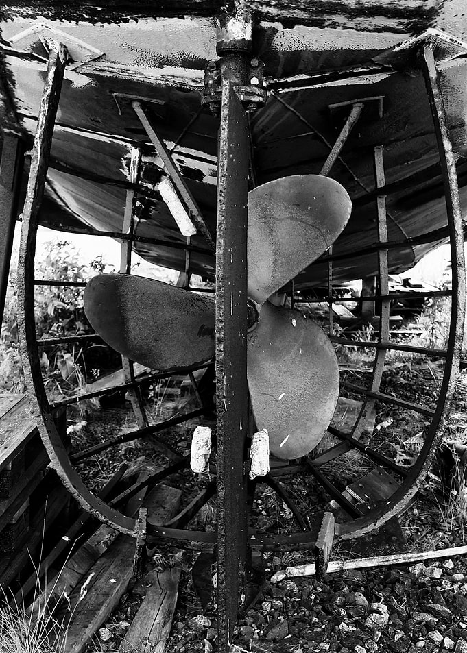 Rudder Of An Old Boat