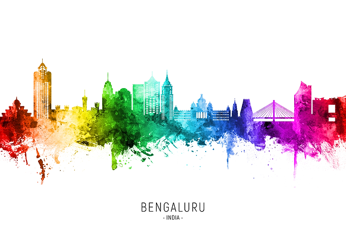 Bengaluru Skyline India