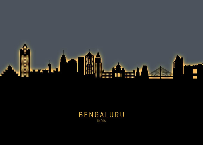Bengaluru Skyline India
