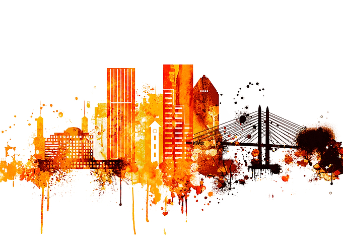 Portland Oregon Skyline