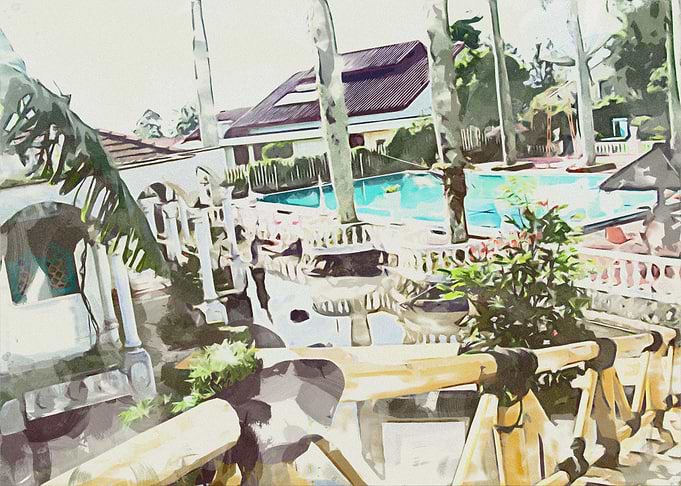 Nature view painting