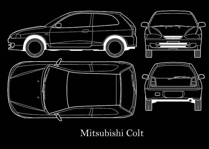 Mitsubishi Colt 1991