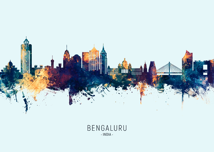 Bengaluru Skyline India