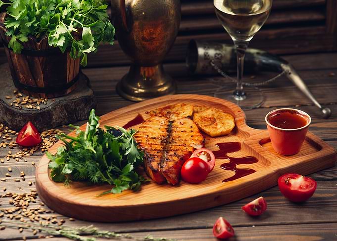 Food Fish Still Life Tomat