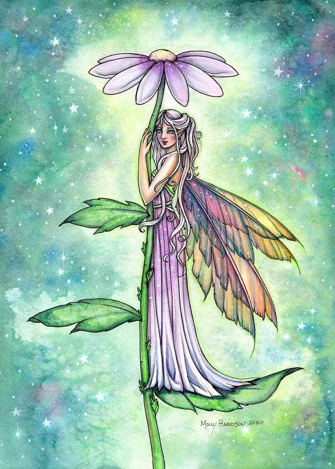Starry Garden Fairy Art