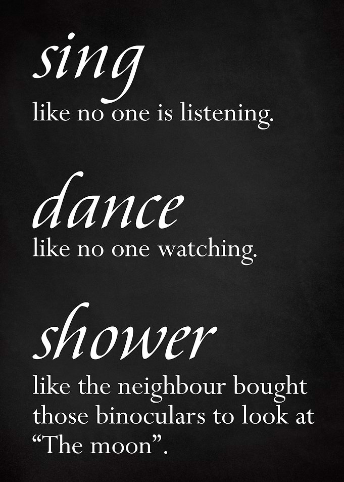 Sing Dance Shower Funny