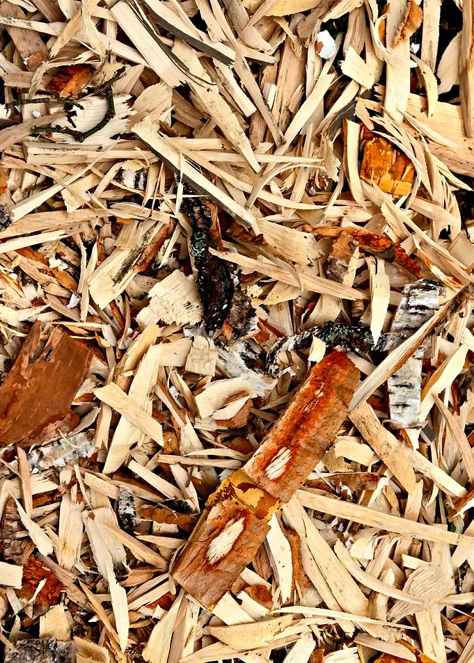 Abstract Of Wooden Chips