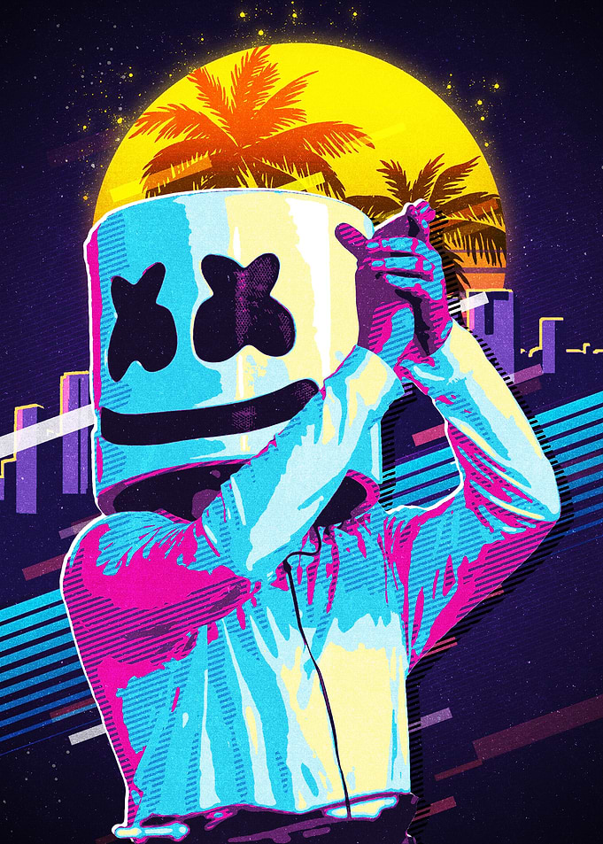 Marshmello 80s