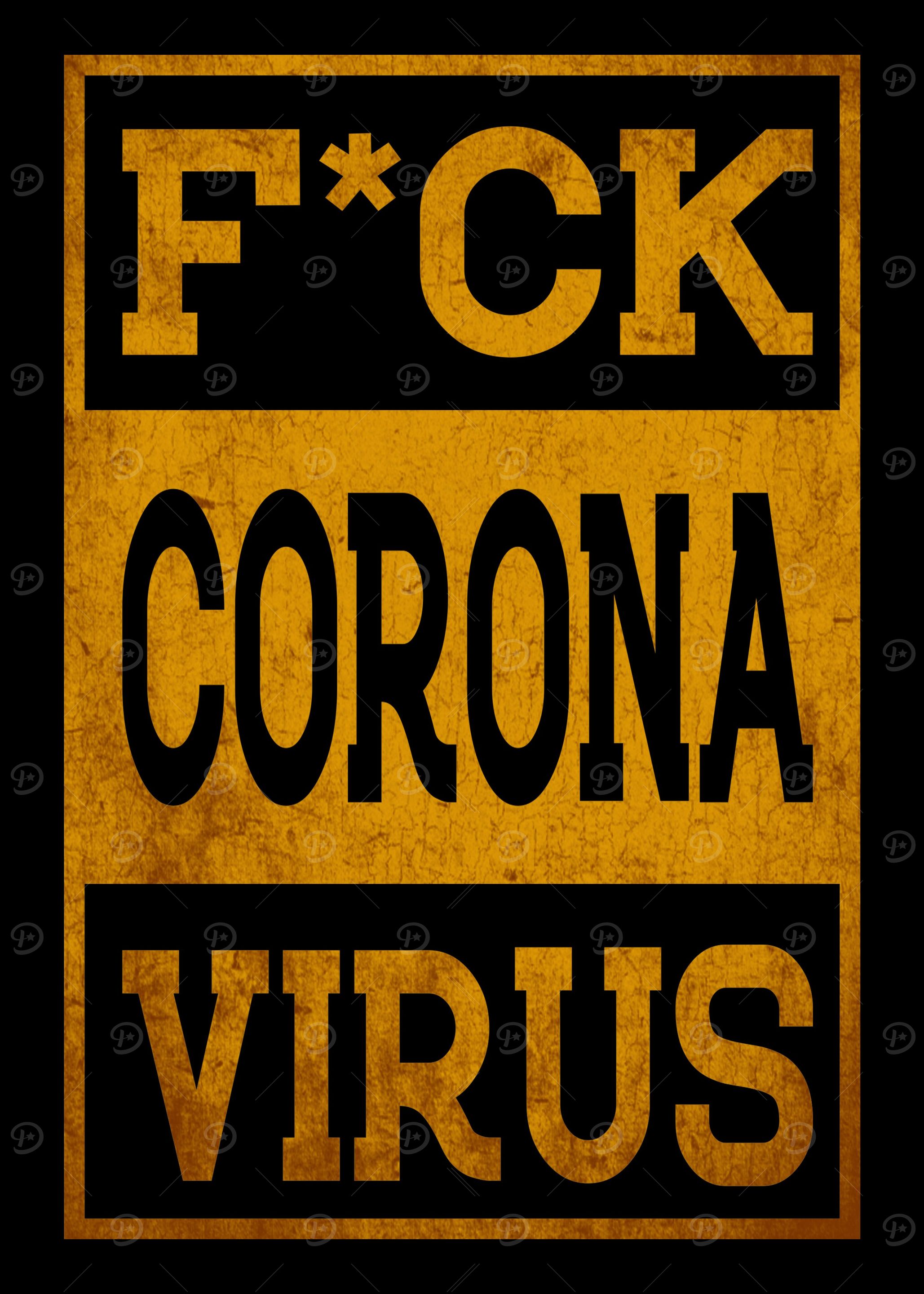 Fck Corona Virus Retro