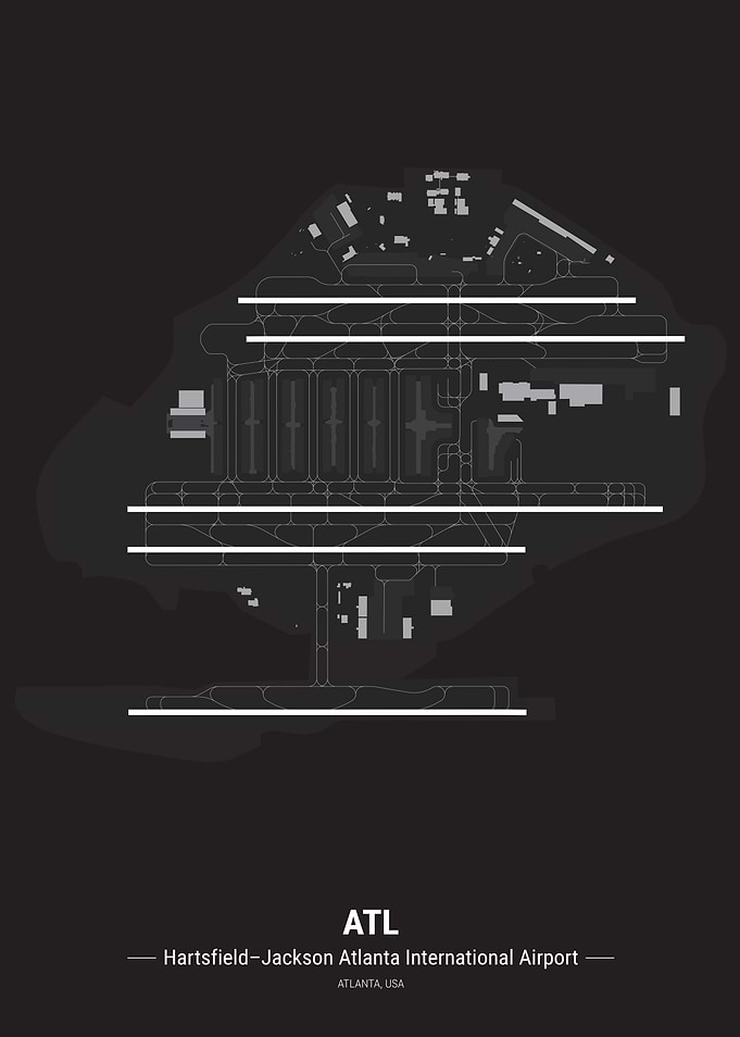 Atlanta Airport Map