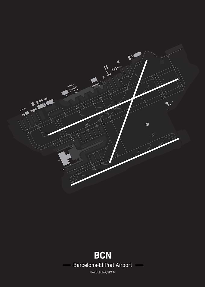 Barcelona Airport Map