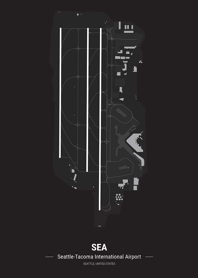 Seattle Airport Map