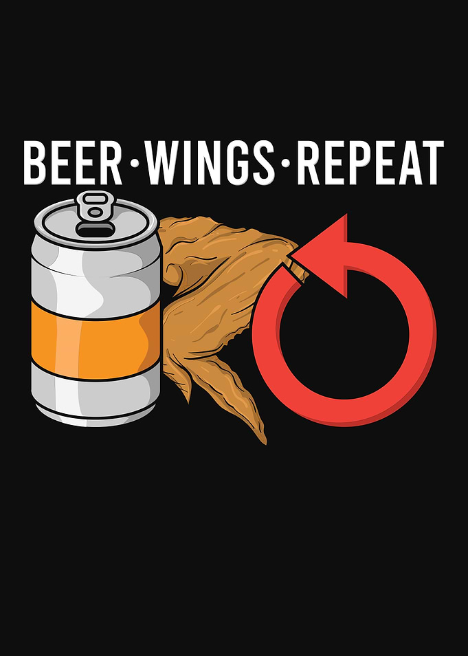 Chicken Wings Beer Design