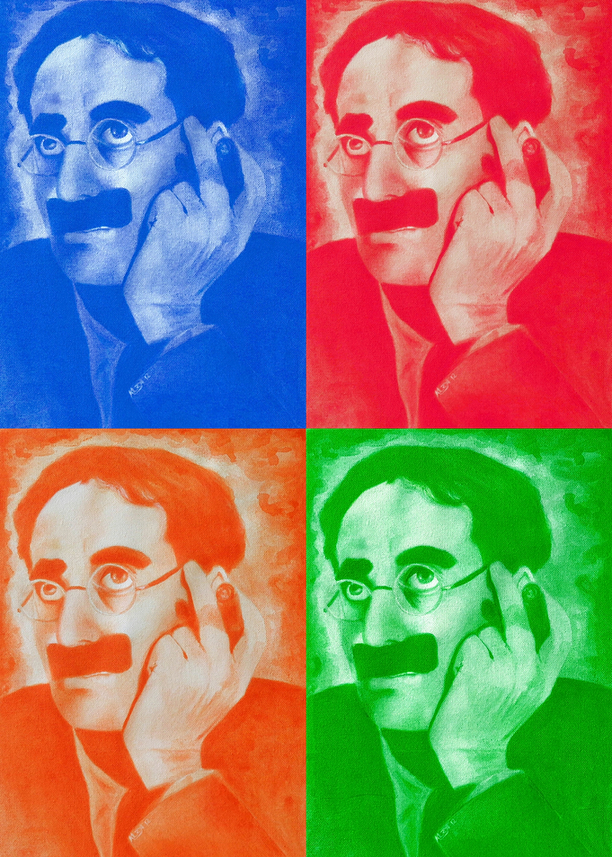 Groucho Marx Four Colours