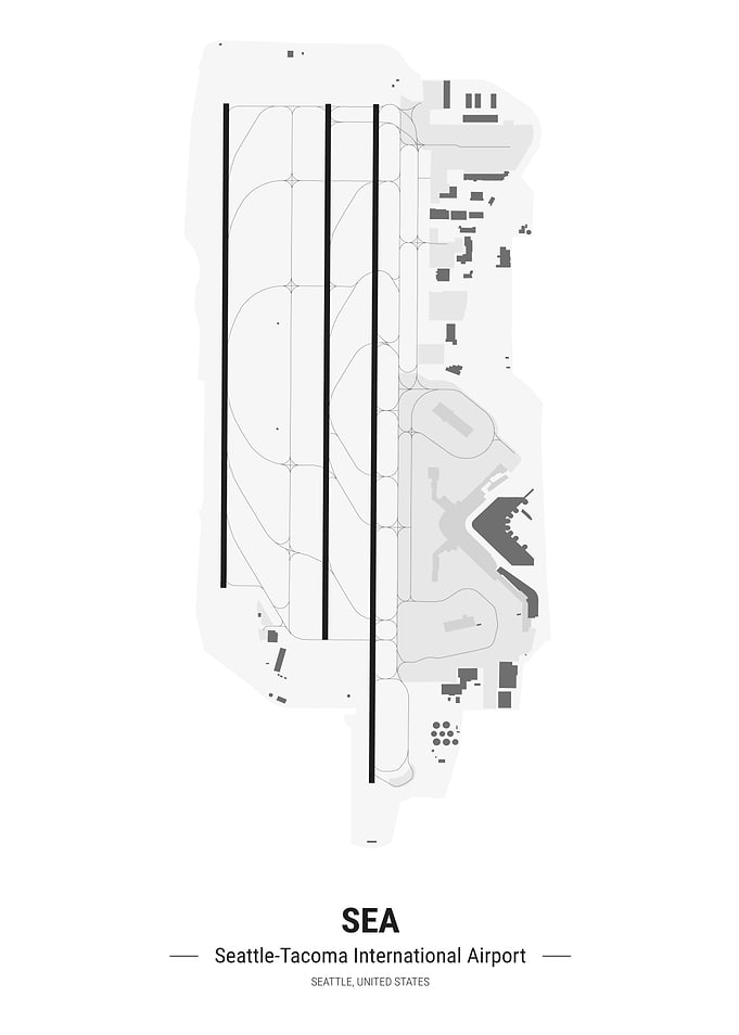 Seattle Airport Map