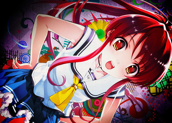 Anime Deep Blue Sky Pure