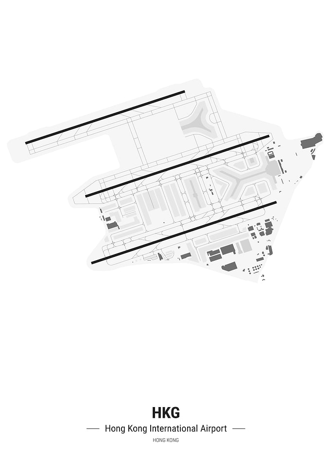 Hong Kong Airport Map