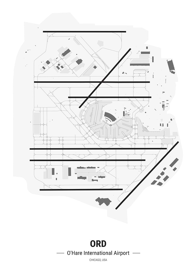 OHare Airport Map