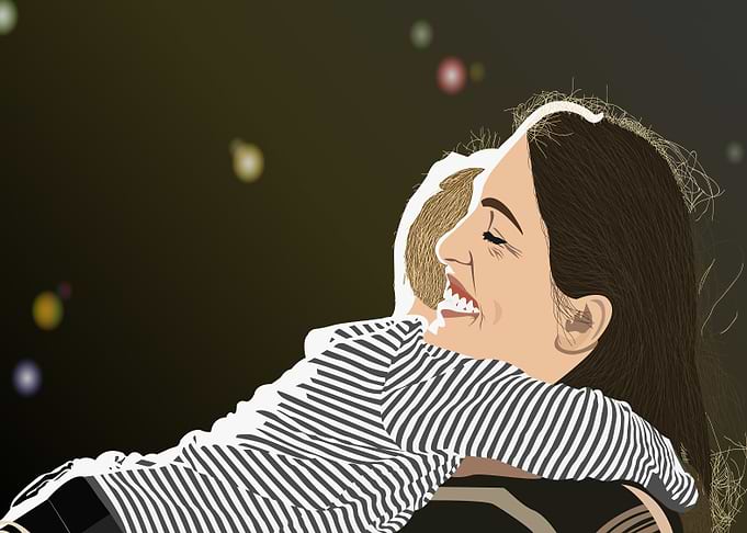Mother and son
