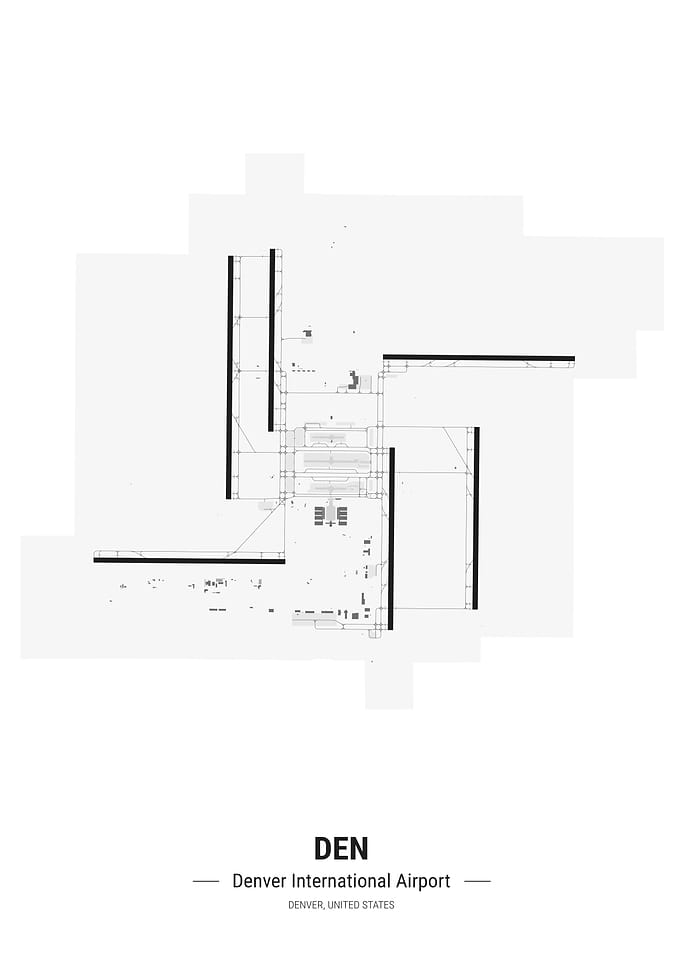 Denver Airport Map