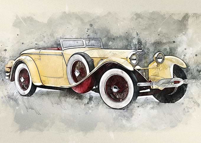 Mercedez Benz S650 Sketch