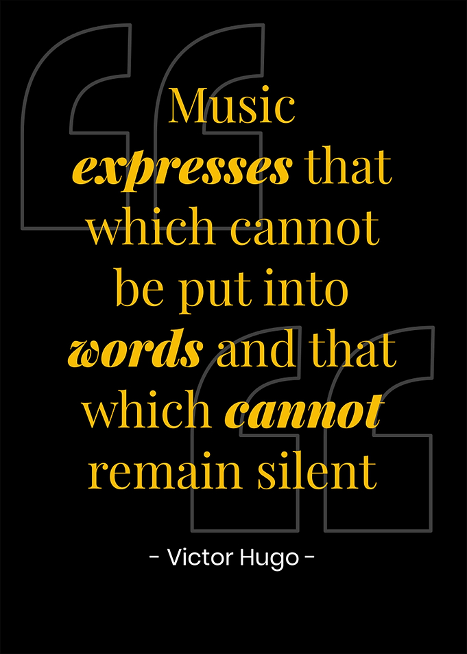 Victor Hugo Music Quotes