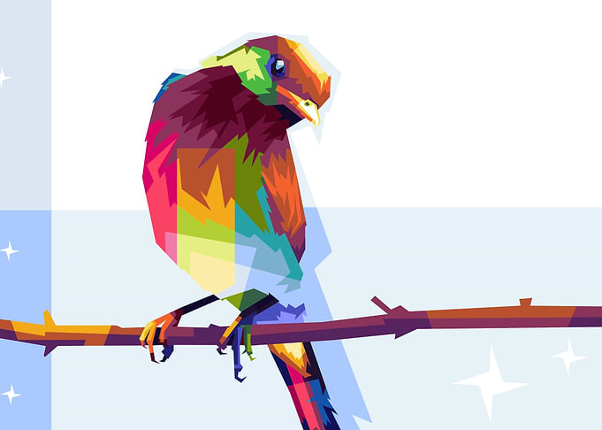bird popart 1