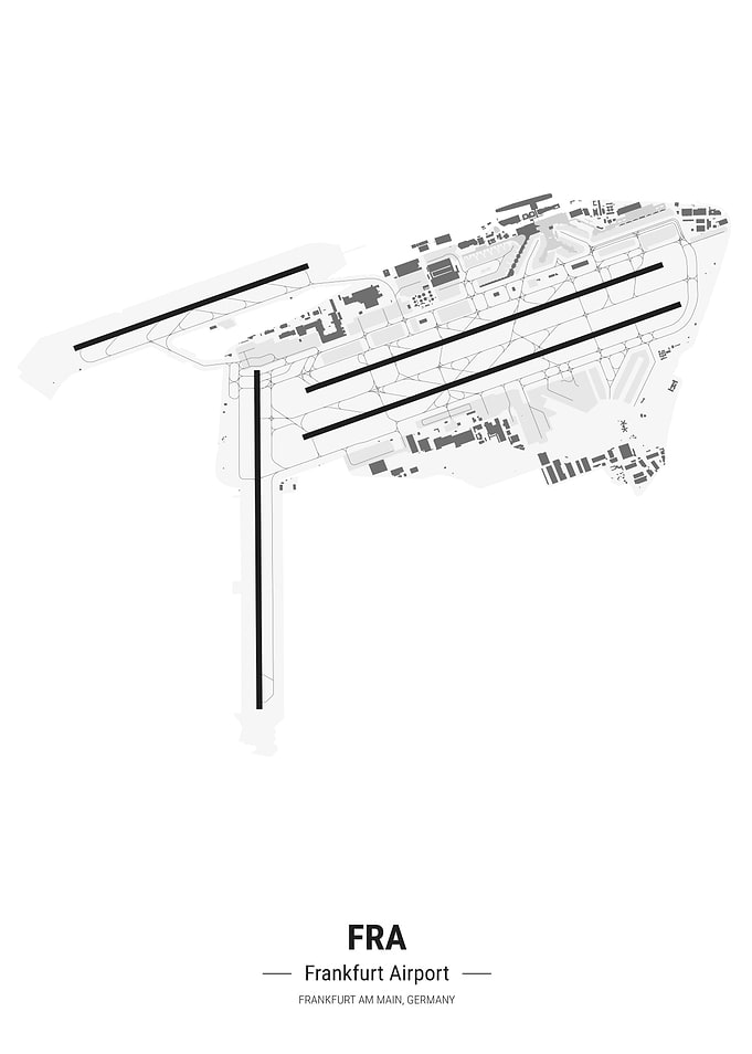 Frankfurt Airport Map