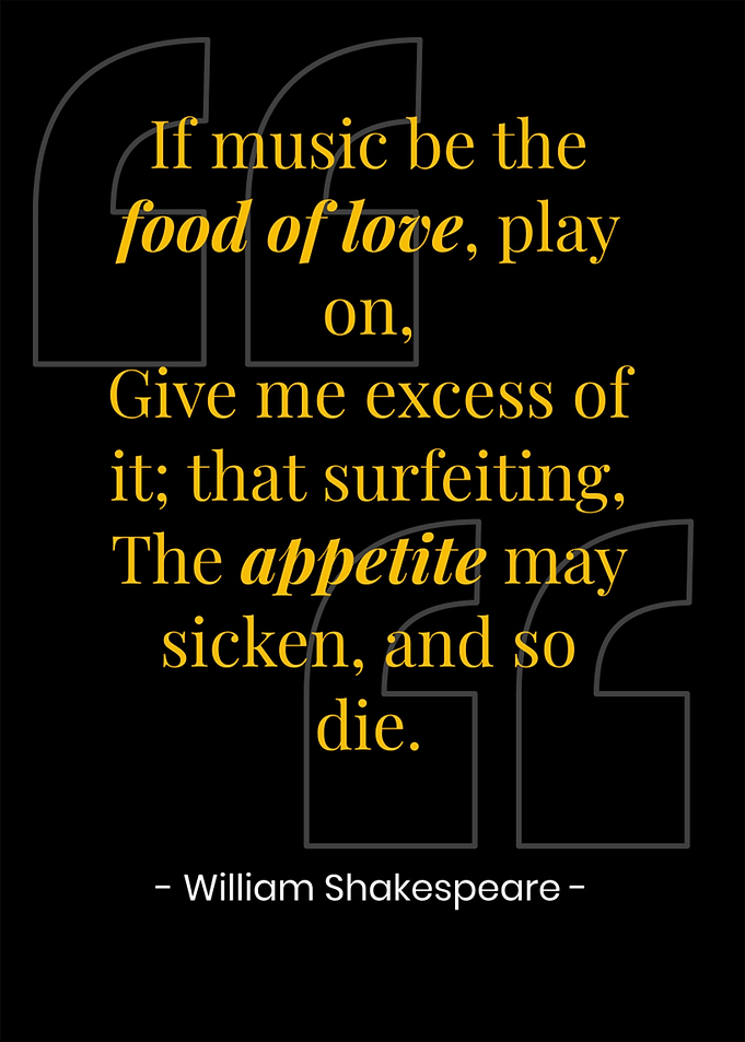 Shakespeare Music Quotes