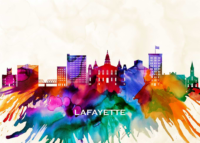 Lafayette Skyline