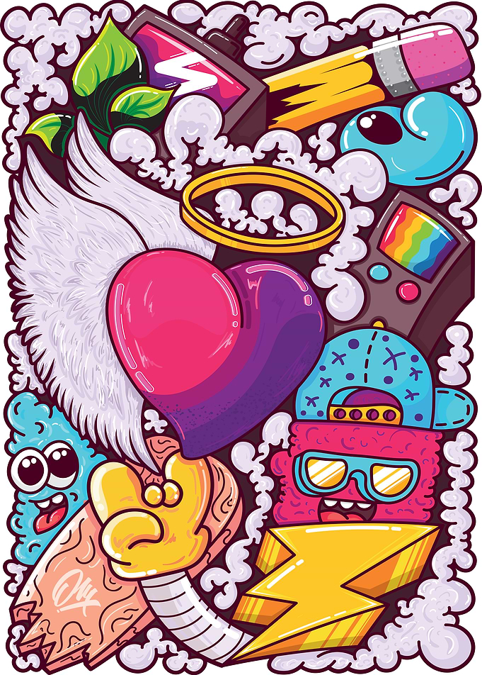 Colorful porster