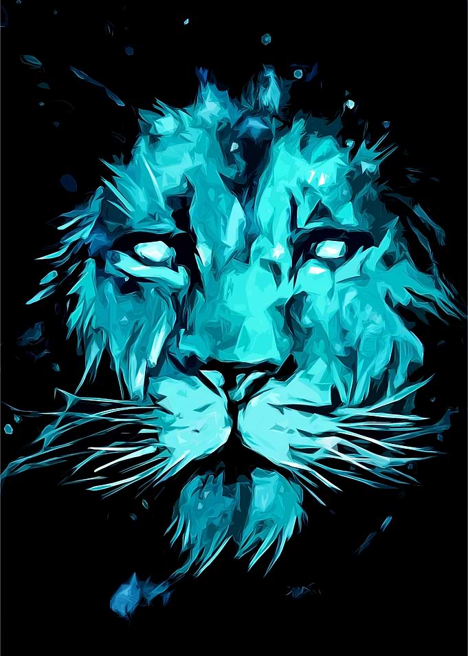 Acrylic Lion